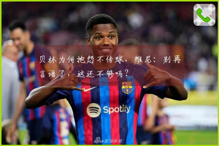 贝林为何抱怨不传球，维尼：别再言语了，这还不够吗？